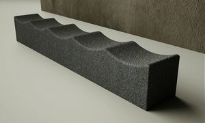 contemporary public bench