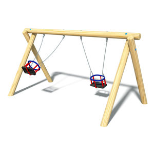 wooden swing