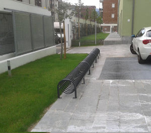 floor-mounted bike rack