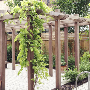 self-supporting pergola