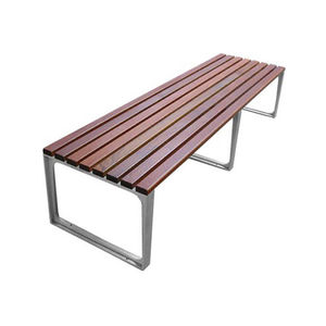 contemporary public bench