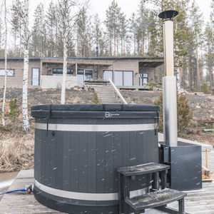 above-ground hot tub