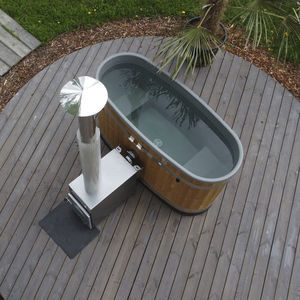 above-ground hot tub