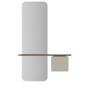 wall-mounted mirror