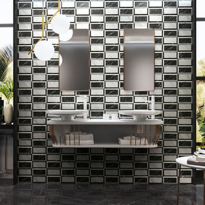 indoor tile / wall / ceramic / rectangular