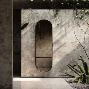 wall-mounted mirror