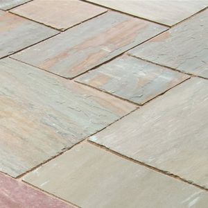 terracotta paver / textured / outdoor