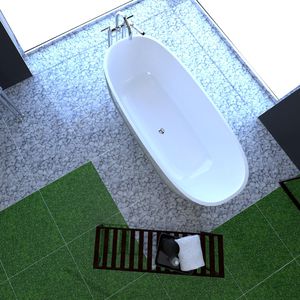 glass flooring / tertiary / residential / tile