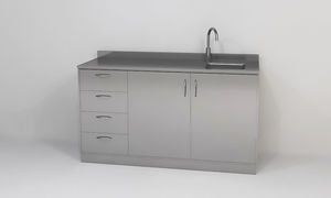 stainless steel kitchen sink cabinet