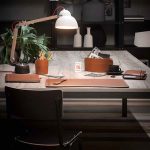 leather desk set