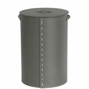 leather laundry basket