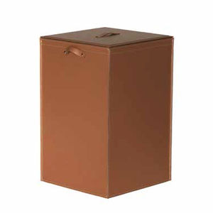 leather laundry basket