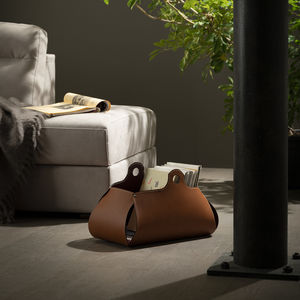 contemporary magazine rack