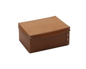 leather storage box