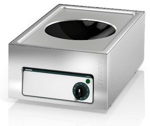 induction cooktop / commercial / wok / stainless steel