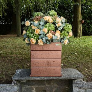 copper planter / square / custom / handmade
