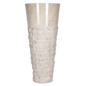free-standing washbasin / conical / marble / contemporary