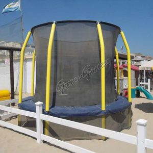 curved trampoline