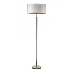 Floor-standing lamp - RONNI - Heathfield and Comapny - brass / linen ...