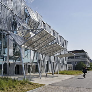 entrance canopy / metal / commercial