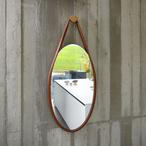 wall-mounted mirror