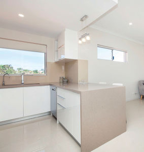 engineered stone countertop / kitchen / stain-proof / antibacterial
