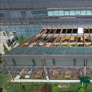 aluminum glass roof