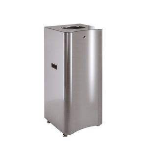 stainless steel trash can