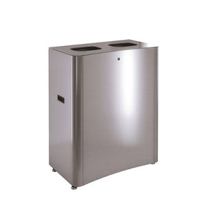 stainless steel trash can