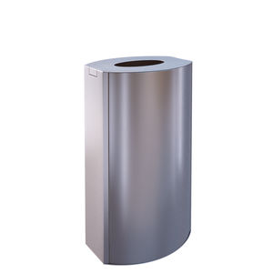 stainless steel trash can