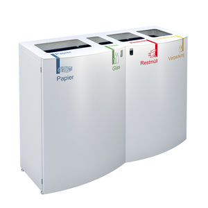 sheet steel trash can