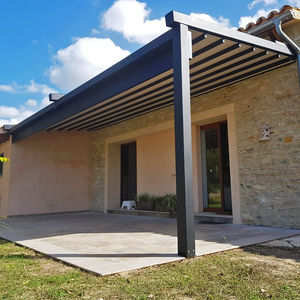 wall-mounted pergola