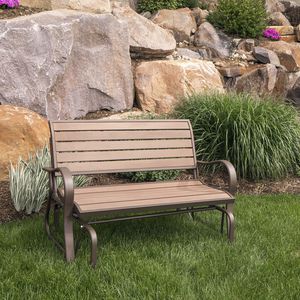 contemporary garden bench
