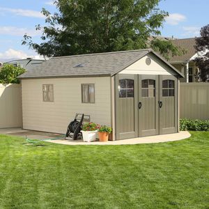 HDPE garden shed / contemporary / home / storage
