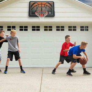 wall-mounted basketball hoop