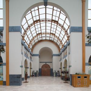 glass natural lighting dome