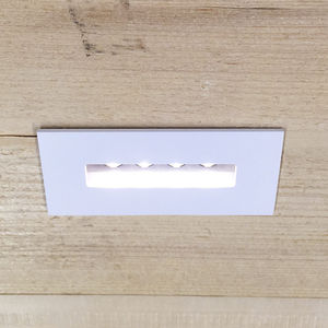 recessed ceiling light fixture / LED / rectangular / IP44
