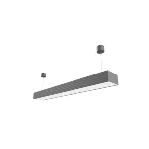 hanging light fixture / LED / linear / extruded aluminum
