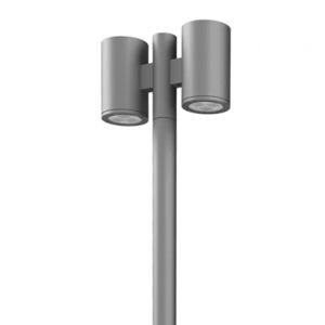 urban lamppost / contemporary / cast aluminum / stainless steel