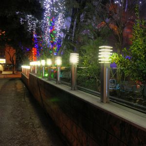 garden bollard light / contemporary / stainless steel / PMMA