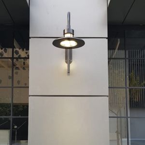 contemporary wall light / stainless steel / tempered glass facing / LED