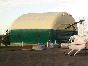 Inflatable structure with PVC membrane - Vector Trade UK - storage ...