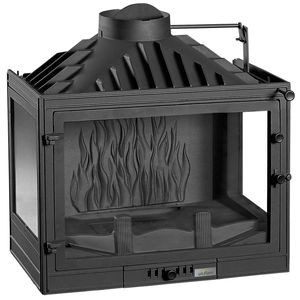 3-sided fireplace insert