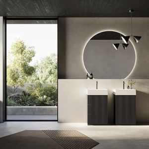 double washbasin cabinet