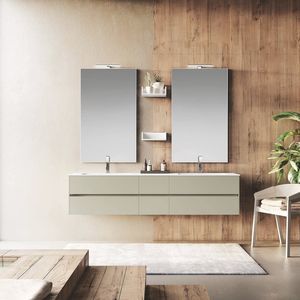 double washbasin cabinet