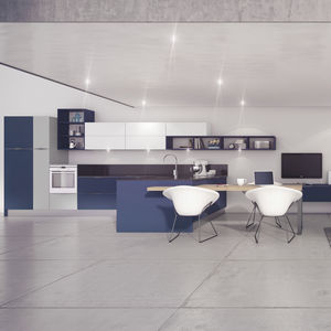contemporary kitchen / Fenix NTM® / laminate / L-shaped