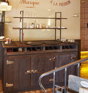 commercial bar cabinet