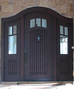 entry door / swing / alder / security