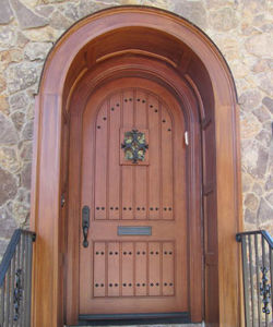 entry door / swing / fiberglass / security