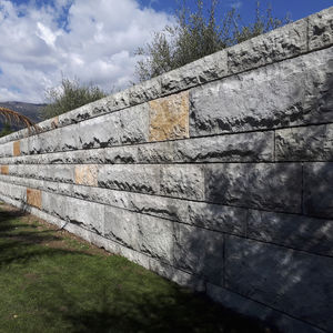 stone look concrete block